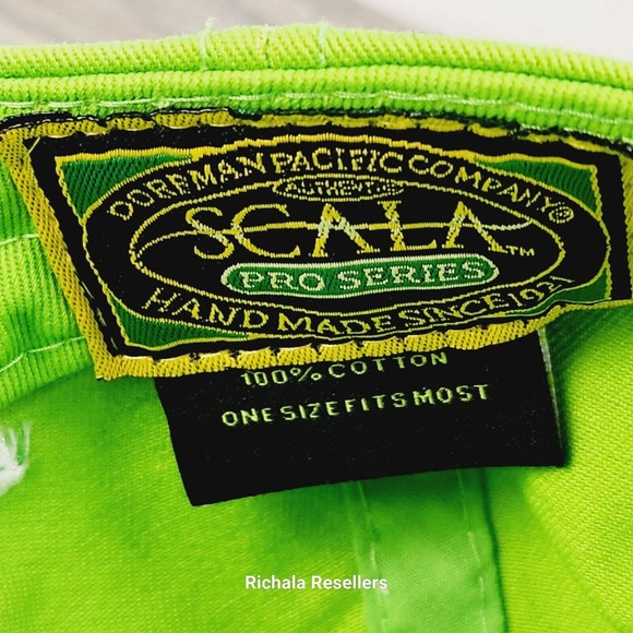 Boccieri Golf Heavy Putter Hat Cap Strap Back Green Scala Pro Series - Picture 8 of 8